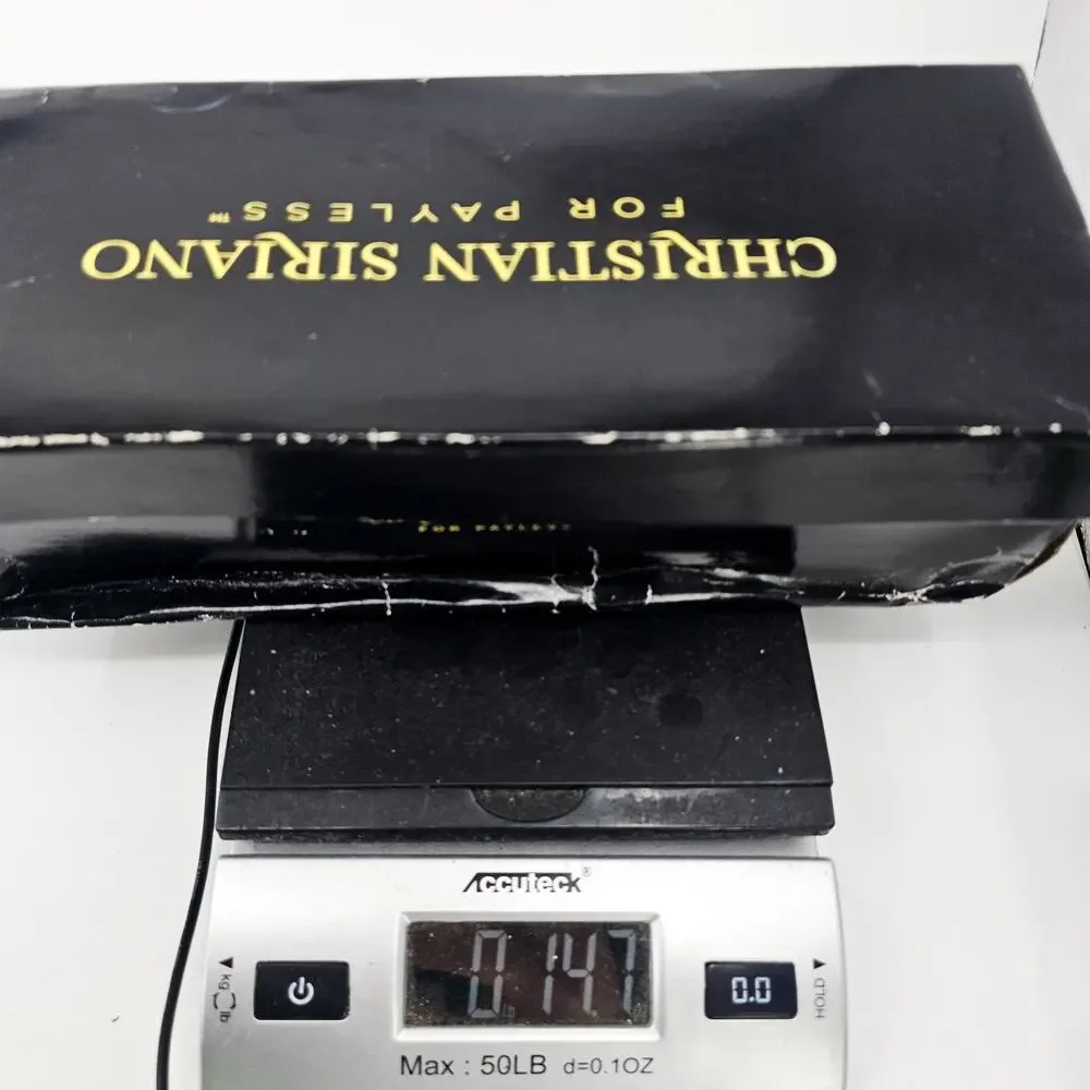 Christian Siriano Gigi Black Pointed Toe Ribbed Ballet Flat Shoe 8 W NEW - Picture 10 of 10